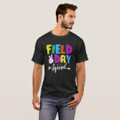 T-shirt Field Fun Day Squad School Trip Vibes Garçons Fill (Devant entier)