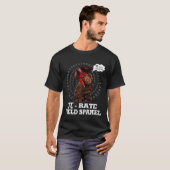 T-shirt Field Spaniel Chien Pirate Costume Pi Day (Devant entier)