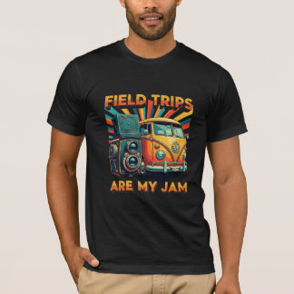 T-shirt Field Trips Are My Jam - Retro Photography & Trave