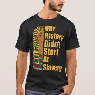 T-shirt Fier Africain Américain Femme Homme Noir Histoire
