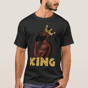 T-shirt Fier Africain homme avec Couronne Afro Africain ro