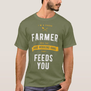 T-shirt Fier Agriculteur Ranch Travail Agriculture Et Agri