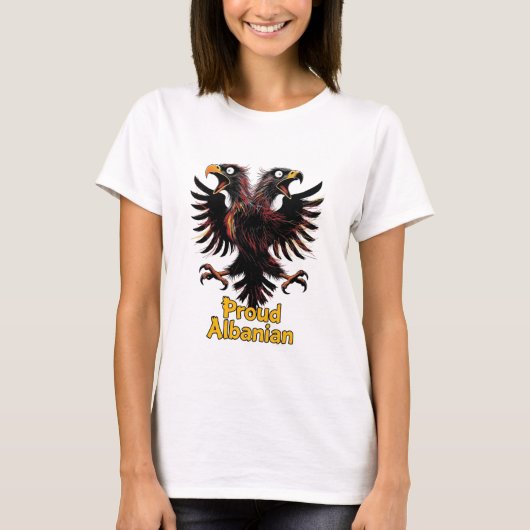 T-shirt Fier albanais (Devant)