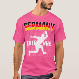 T-shirt Fier Allemagne Table Tennis Amateurs Jersey - Alle