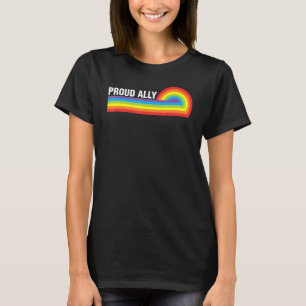 T-shirt Fier Ally Arc-en-ciel Drapeau Sexe Gay pride M