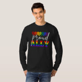 T-shirt Fier Ally Je serai là pour vous Lgbt (Devant entier)