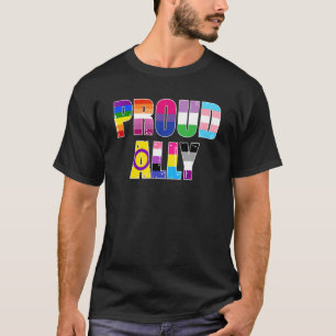 T-shirt Fier Ally Lgbtq Lesbian Gay Bisexual Trans Pan Qu
