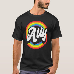 T-shirt Fier Ally Rainbow Lesbian Gay pride LGBTQ Genre