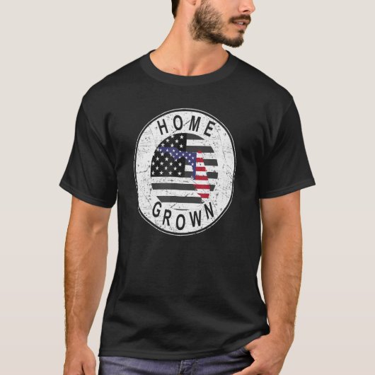 T-shirt Fier America State Flag US Home Gros Florida (Devant)