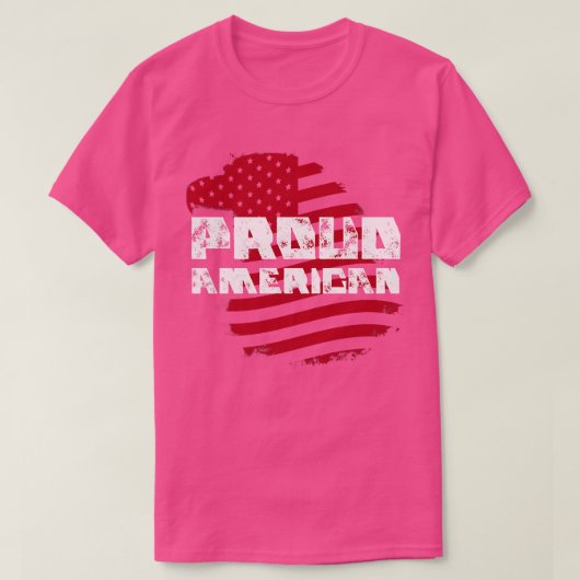 T-shirt Fier Américain (Design devant)