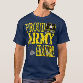 T-shirt Fier Armée Grand-Mère Chemise militaire Fierté T C