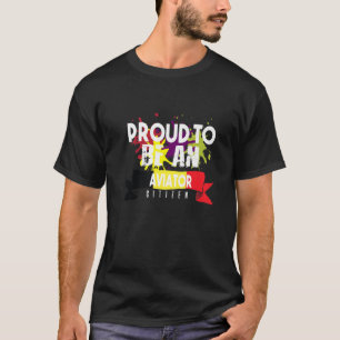 T-shirt Fier aviateur citoyen Profession travailleur de ca