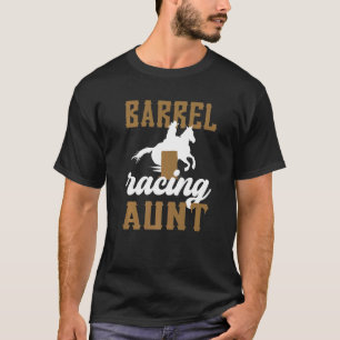 T-shirt Fier Barrel Racer Tante D'Un Barrel Racer Tante