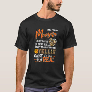 T-shirt Fier Basketball Momma Basketball Famille Correspon