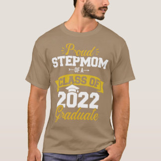 T-shirt Fier beau-mère d'une classe de 2022 senior g