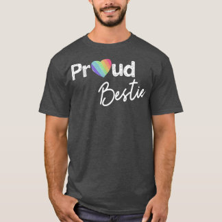 T-shirt Fier Bestie Pride Chemise Meilleur Ami Ally Gay Pr