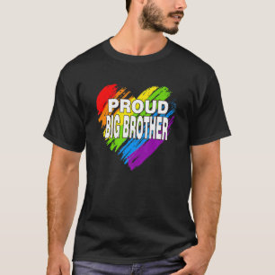 T-shirt Fier Big Brother Lgbt Arc-en-ciel Gay pride Père