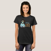 T-shirt Fier Black Er Nurse Life Melanin Leopard Nurses W (Devant entier)