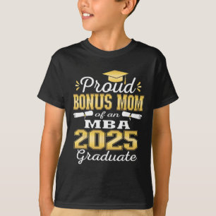 T-shirt Fier Bonus Maman De Cl De 2025 M Graduate Fami