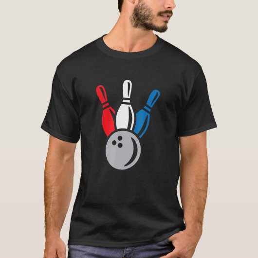 T-shirt Fier Bowler Coach Split Se Produit Bowling A (Devant)