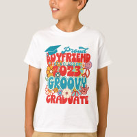 Fier BOYFRIEND d'une classe de 2023 Graduate Retro