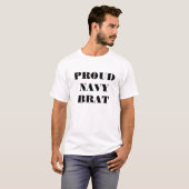 T-Shirt Fier Brat Marine (Devant entier)