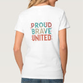 T-shirt Fier brave uni (Dos)