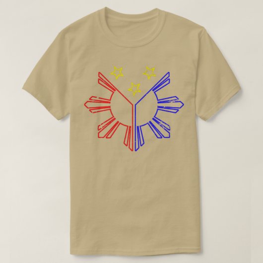 T-shirt Fier cadeau philippin Philippines (Design devant)