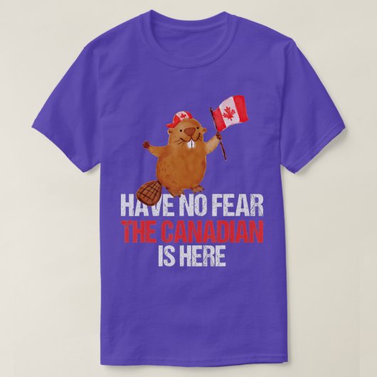 T-shirt Fier Canadien Fabriqué Au Canada Maple Leaf Drapea (Design devant)