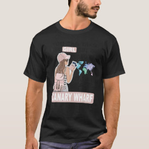 T-shirt Fier Canary Wharf Girl Cool Girl de Canary Whar