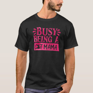 T-shirt Fier Chat Mama Kitty Chat Feline Secourir Maman Ca