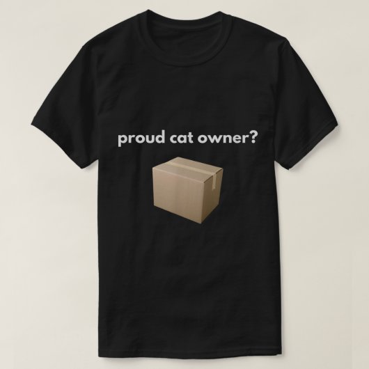 T-shirt fier chat propriétaire schrodingers chat drôle (Design devant)
