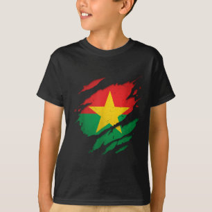 T-shirt Fier Chemises burkinabé _ Torn déchiré Burkina Fas