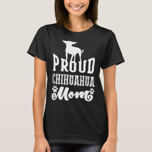 T-shirt Fier Chihuahua Maman Pour Chien Retro