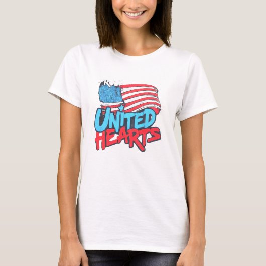 T-shirt Fier coeur uni T, chemise (Devant)