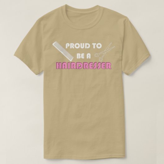 T-shirt Fier coiffeur (Design devant)