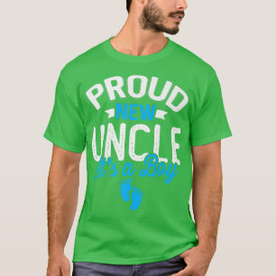 T-shirt Fier Cool Fier Nouveau Oncle C'est un garçon Genre