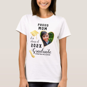 T-shirt Fier cours de maman de 2025 licence de photo perso