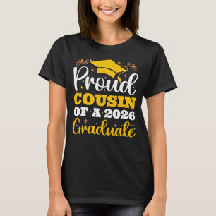 T-shirt Fier Cousin d'un Diplômé Personnalisé 2026