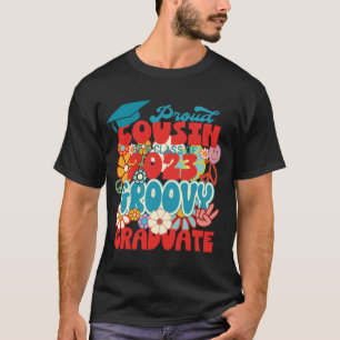 T-shirt Fier COUSIN d'une classe de 2023 Graduate Retro