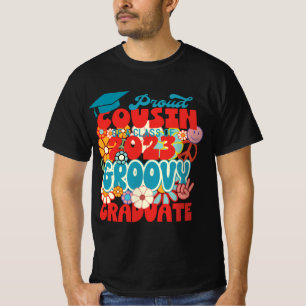 T-shirt Fier COUSIN d'une classe de 2023 Graduate Retro