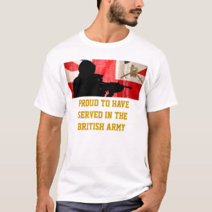 T-shirt Fier d'avoir servi dans la chemise d'armée