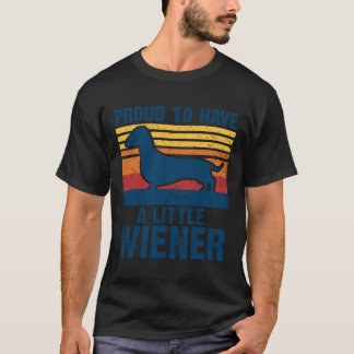 T-shirt Fier d'avoir un petit teckel drôle chien