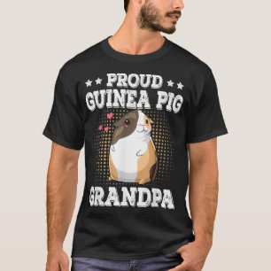 T-shirt Fier de la Guinée Pig Grand-père Funny Guinée Pig