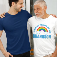 Fier de mes grands-parents arc-en-ciel de mon peti