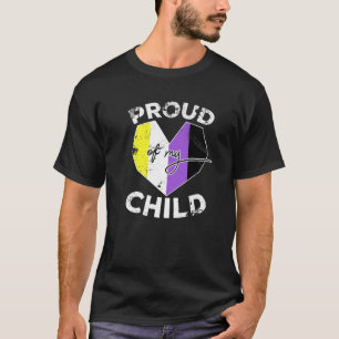 T-shirt Fier De Mon Enfant Non binaire Fierté non binair