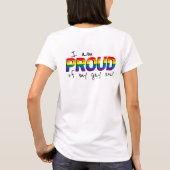 T-shirt Fier De Mon Fils Gay, Mon Parent Soutient La Fiert (Dos)