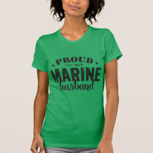 T-shirt Fier de mon mari MARIN