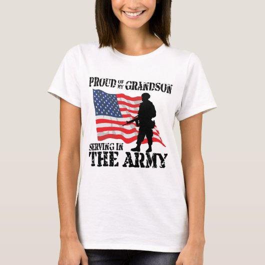 T-shirt Fier de mon petit-fils (Devant)