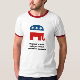 T-shirt Fier de travailler tandis que vous rassemblez des